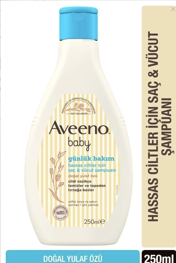 ژل شستشوی مو و بدن کودک آوینو ، وگان ، حجم ۲۵۰ میلی لیتر