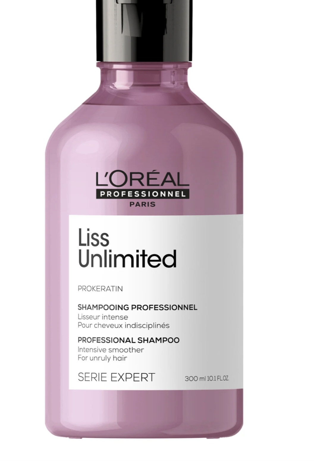 شامپوی حرفه ای لیس آنلیمیتد Liss Unlimited ،مخصوص موهای وز و مجعد ،حجم ۳۰۰ میلی لیتر