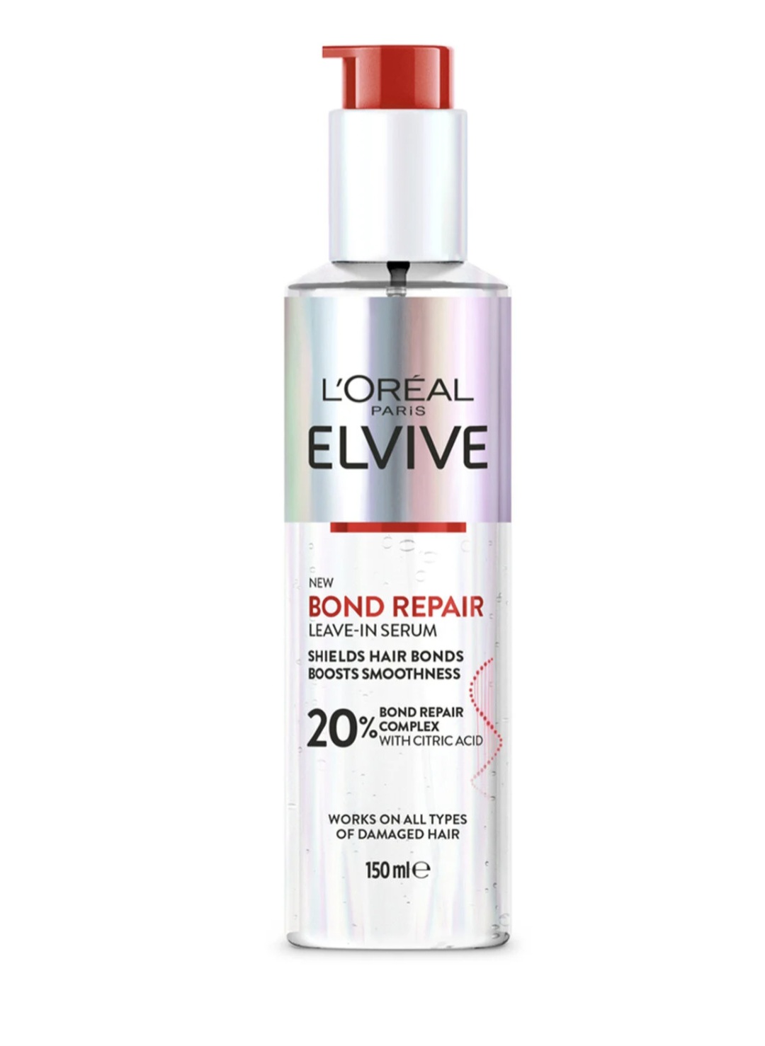 سرم ترمیم کننده و محافظت کننده مو الوایو  ELVIVE Bond Repair ، بدون نیاز به آبکشی، حجم ۱۵۰ میلی لیتر