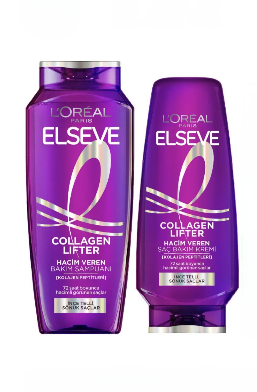 شامپو و کاندیشنر حجم دهنده السیو مدل Collagen Lifter ، مخصوص موهای صاف و نازک