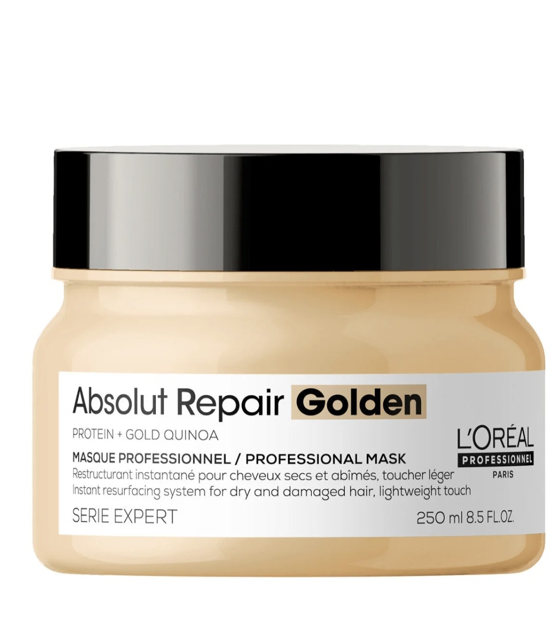 ماسک موی لورال پروفشنال اکسپرت ، مدل ابسلوت ریپیر  Absolut Repair طلایی ، آبرسان و ترمیم کننده قوی ، حجم ۲۵۰ میلی لیتر ،